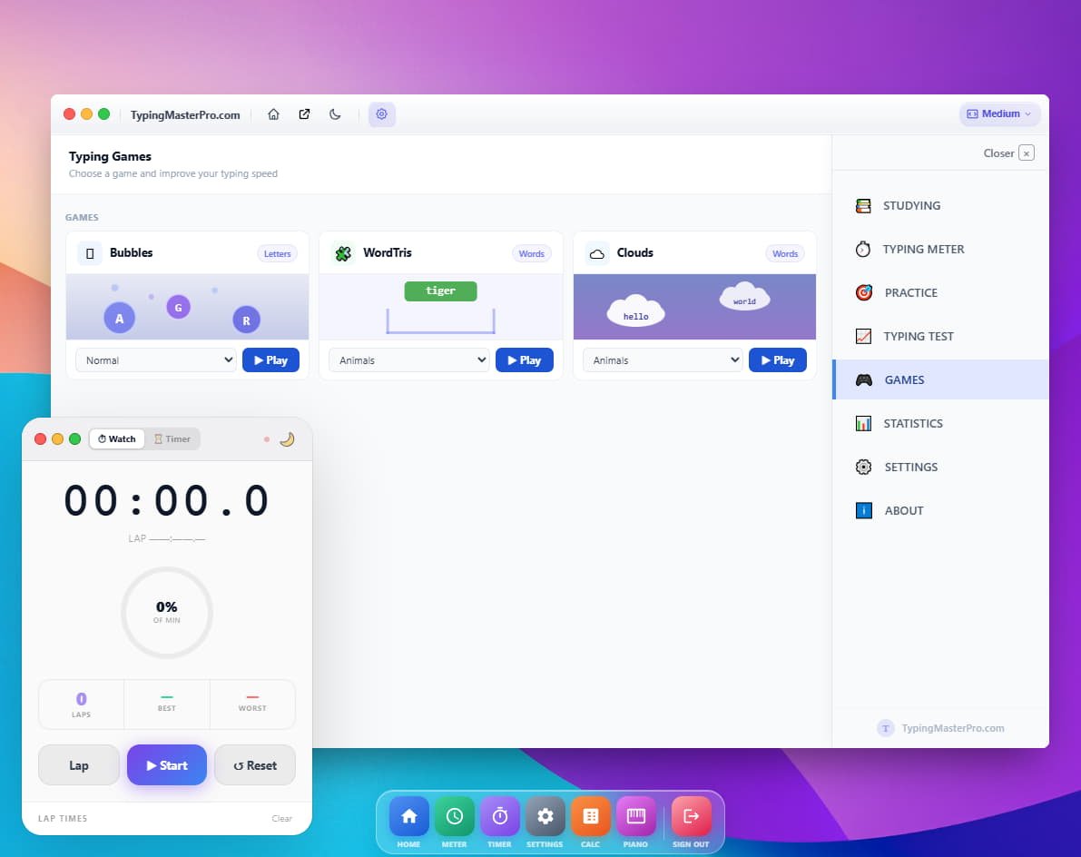 TypingMasterPro Slide 4