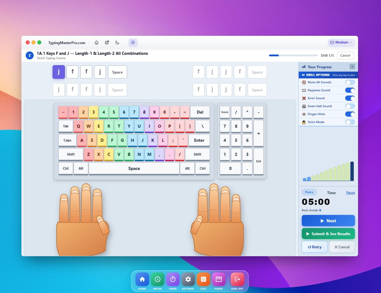TypingMasterPro Slide 1