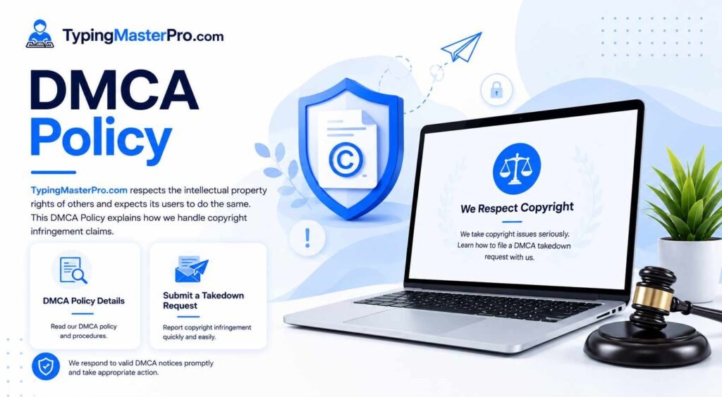 DMCA Policy – TypingMasterPro.com 2 DMCA Policy – Typing Master Pro