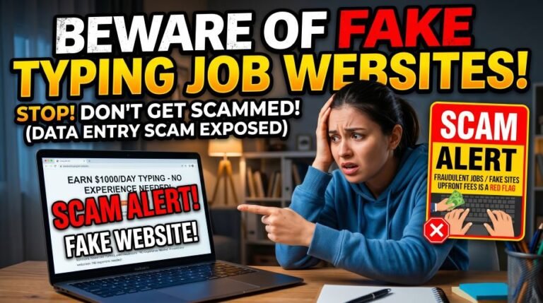 Beware of Fake Typing Job Websites 7 Beware of Fake Typing Job Websites