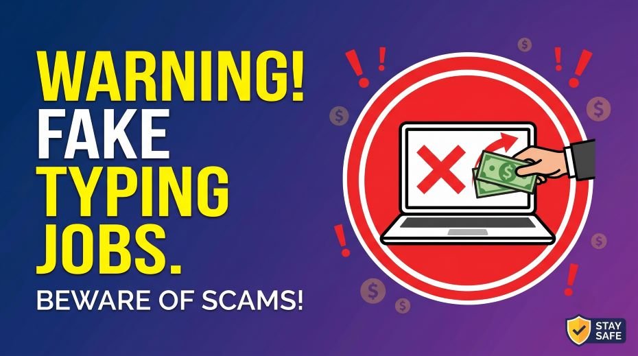 Beware of Fake Typing Job Websites