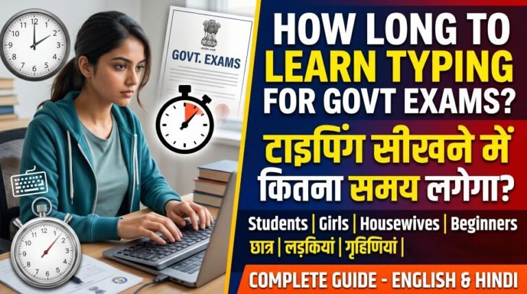 How Long Does It Take to Learn Typing for Government Exam