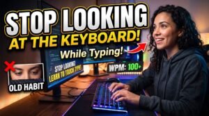 How to Stop Looking at the Keyboard While Typing (Tips)