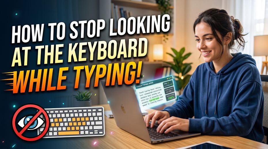 How to Stop Looking at the Keyboard While Typing? (Tips) 2 How to Stop Looking at the Keyboard While Typing (Tips)