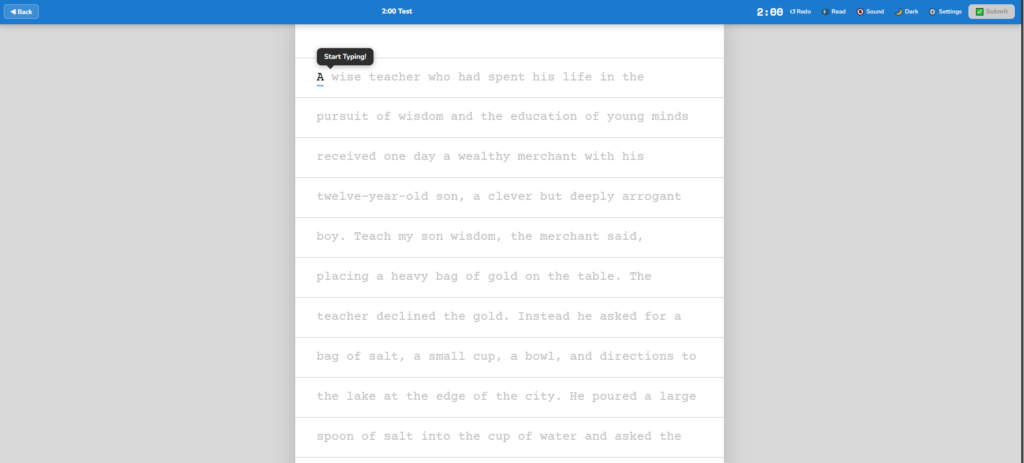 Key Racer Free Online Typing Test (KeyRacer Typing) 1 Key Racer Free Online Typing Test