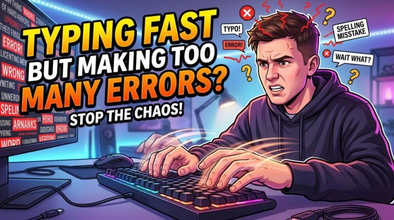 Typing Fast but Making Too Many Errors