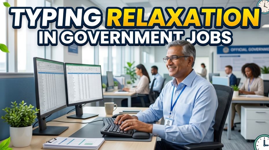 Typing Relaxation in Government Jobs Complete Guide for All Categories -SCST, OBC, PwD, Women, Ex-Servicemen