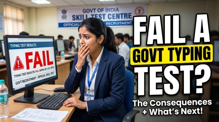 What Happens If You Fail a Government Typing Test?