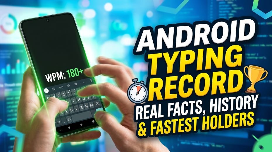 Android Typing Record: Real Facts, History & Fastest Holders 3 Android Typing Record: Real Facts, History & Fastest Holders