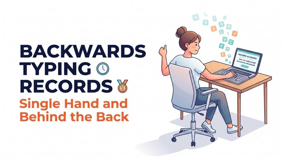 Backwards Typing Records: Single Hand and Behind the Back