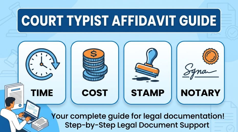 Court Typist Affidavit Guide: Time, Cost, Stamp and Notary 1 Court Typist Affidavit Guide