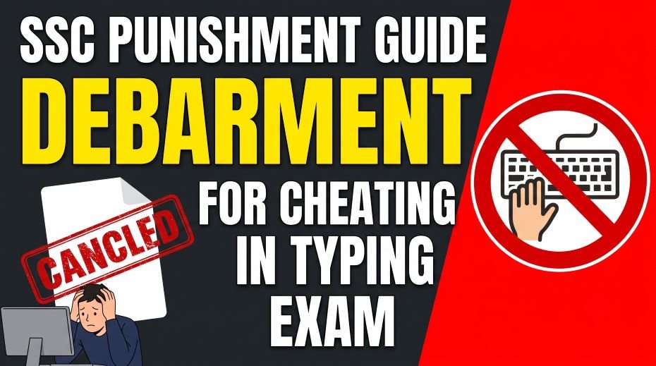 Debarment for Cheating in Typing Exam SSC Punishment Guide