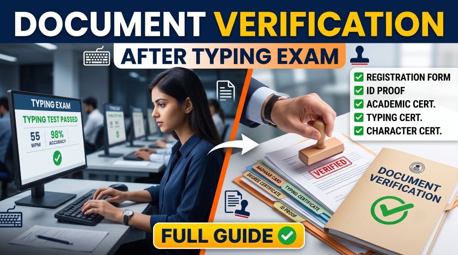 Document Verification After Typing Exam (Full Guide)
