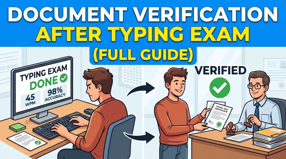 Document Verification After Typing Exam (Full Guide)