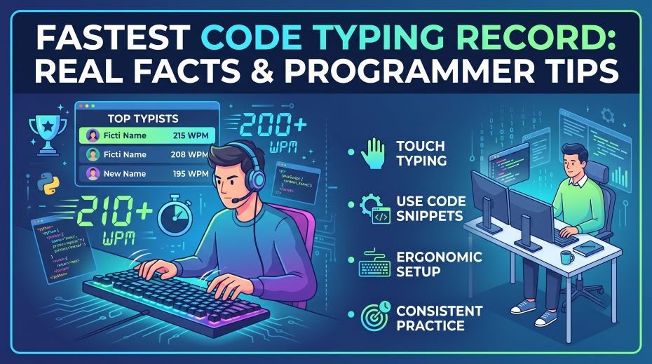 Fastest Code Typing Record: Real Facts and Programmer Tips 3 Fastest Code Typing Record