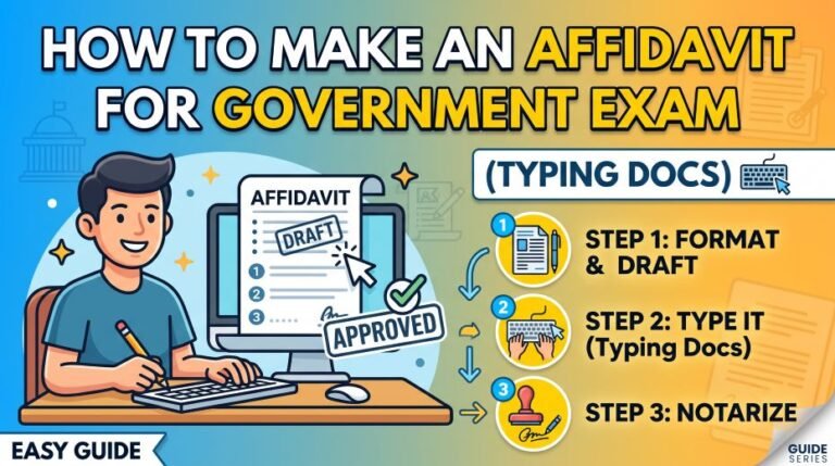 How to Make an Affidavit for Government Exam (Typing Docs) 3 How to Make an Affidavit for Government Exam (Typing Docs)