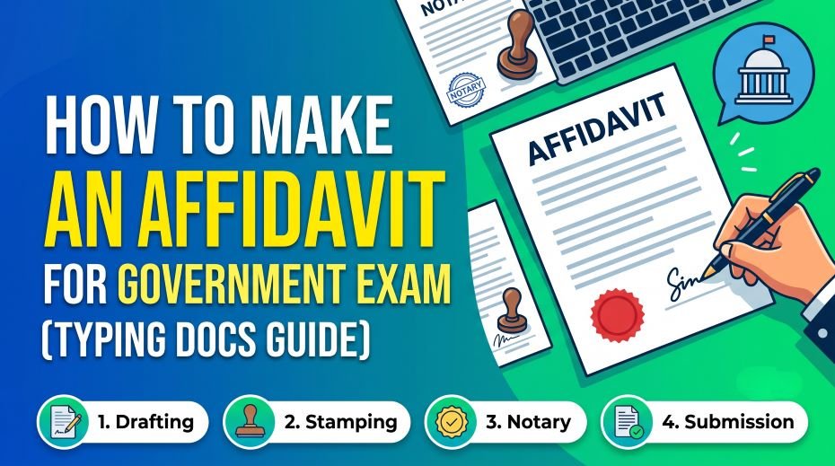 How to Make an Affidavit for Government Exam (Typing Docs)