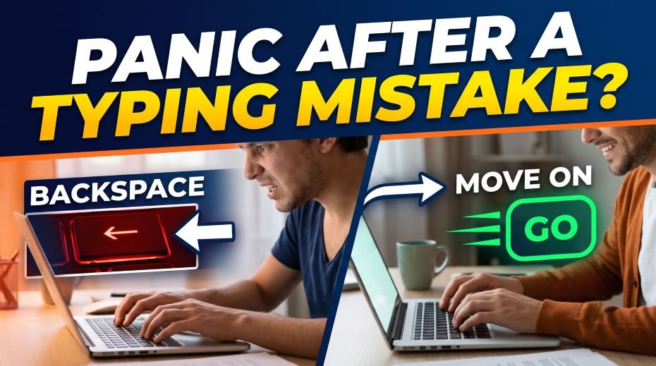 Panic After a Typing Mistake? Backspace or Move On 2 Panic After a Typing Mistake Backspace or Move On