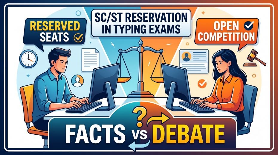 SCST Reservation in Typing Exams Facts and the Debate