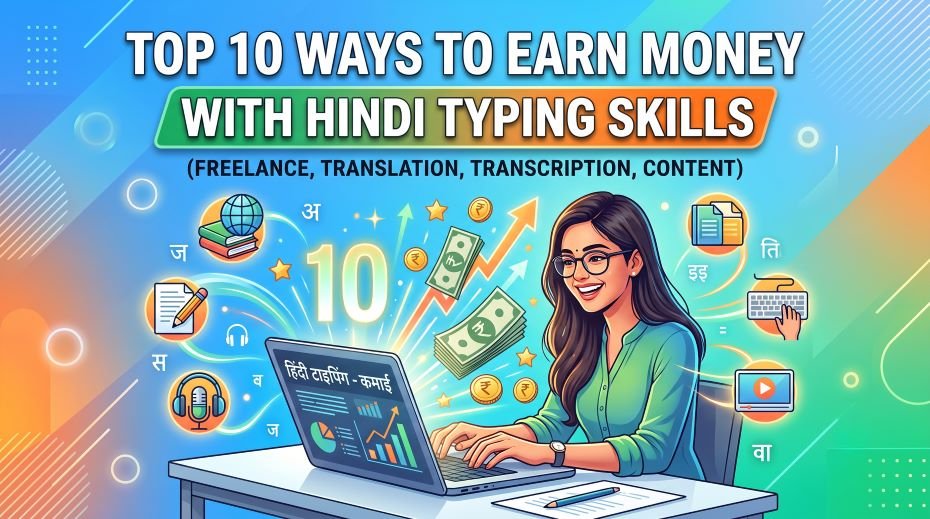 Top 10 Ways to Earn Money With Hindi Typing Skills 2 Top 10 Ways to Earn Money With Hindi Typing Skills