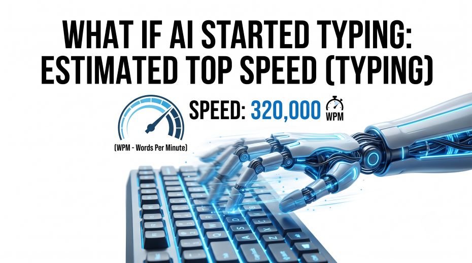 What If AI Started Typing Estimated Top Speed (Typing)