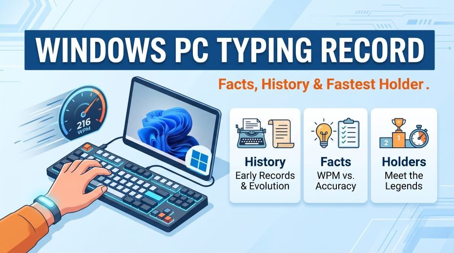 Windows PC Typing Record Facts, History & Fastest Holders