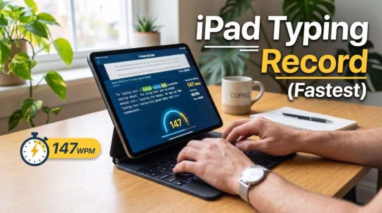 Typing Master Pro 8 iPad Typing Record (Fastest)