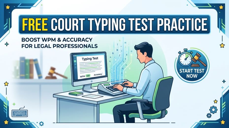 Free Court Typing Test Practice