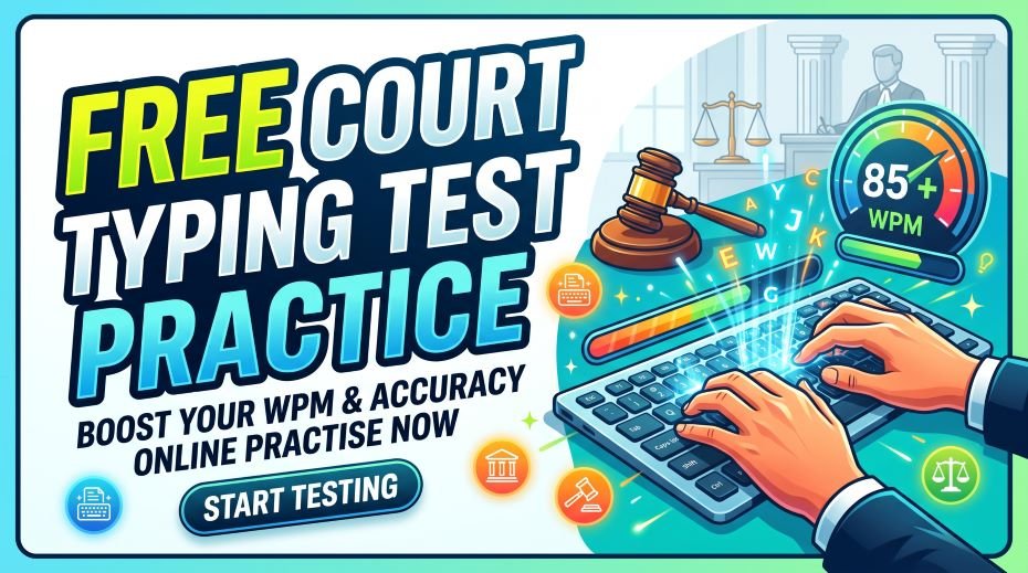 Free Court Typing Test Practice