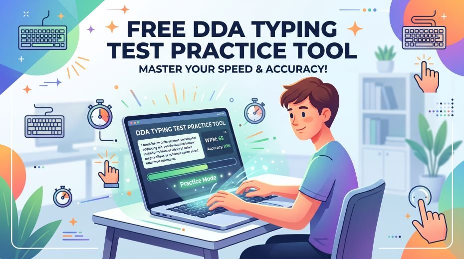 Free DDA Typing Test Practice Tool