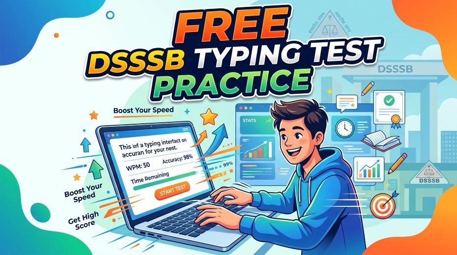 Free DSSSB Typing Test Practice