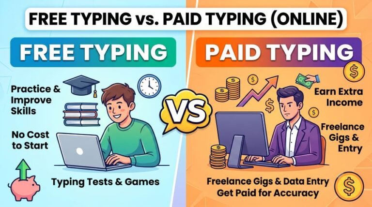 Free Typing vs Paid Typing (Online)