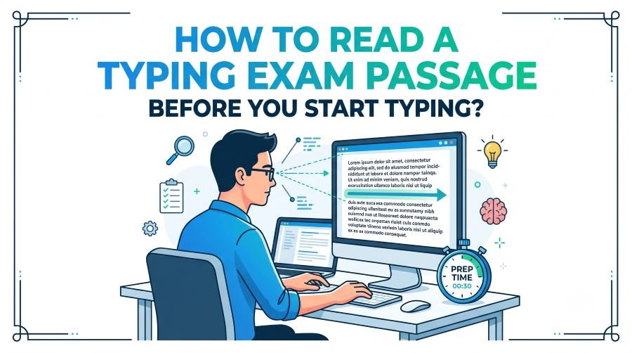 How to Read a Typing Exam Passage Before You Start Typing