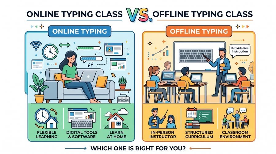 Online Typing Class vs Offline Typing Class (Guide) 2 Online Typing Class vs Offline Typing Class (Guide)