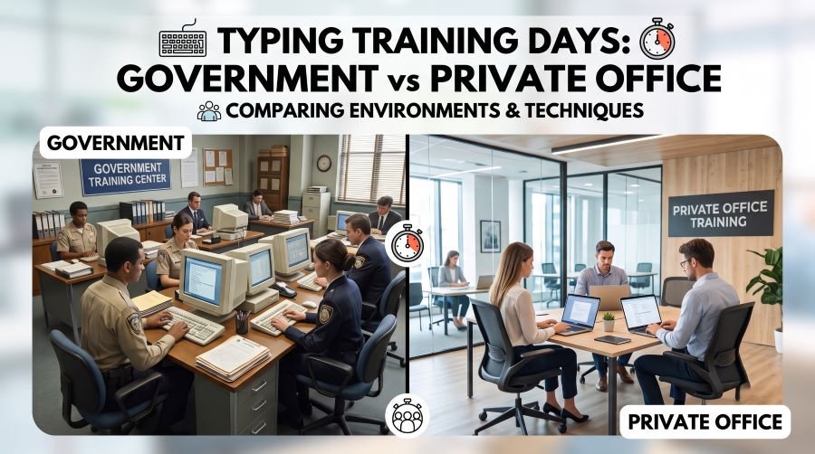 Typing Training Days Government vs Private Office 3 Typing Training Days Government vs Private Office